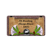 scroll personalized address label
