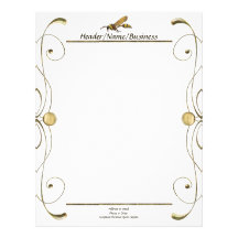 Scroll Potter Wasp Letterhead