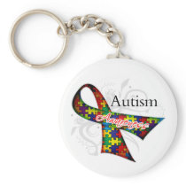 Scroll Ribbon - Autism Awareness