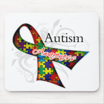 Scroll Ribbon - Autism Awareness