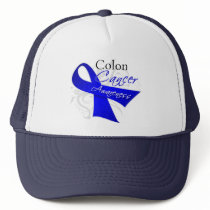 Scroll Ribbon Colon Cancer Awareness