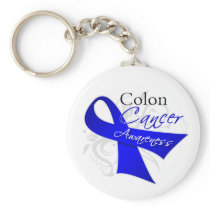 Scroll Ribbon Colon Cancer Awareness