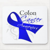 Scroll Ribbon Colon Cancer Awareness