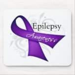 Scroll Ribbon - Epilepsy Awareness Mousepads