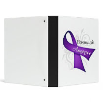 Scroll Ribbon - Fibromyalgia Awareness