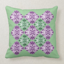 Scroll work pillows