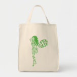 Scrolled La Fee Verte Canvas Bags