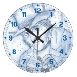 Scrooge in Blue wall clocks