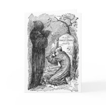 Scrooge's Grave Greeting Card
