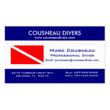 Scuba Business - Personal Card 1 Business Card