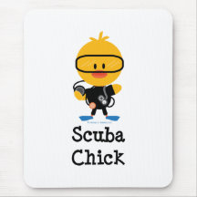 Scuba Chick Mousepad