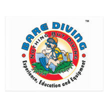 Scuba Crazy Diver PostCard