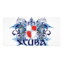 SCUBA CREST CUSTOM PHOTO CARD