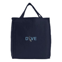 SCUBA Dive Embroidered Bag