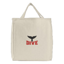 SCUBA Dive Embroidered Bag