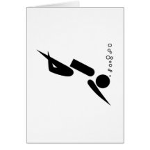 Scuba Diver Greeting Card