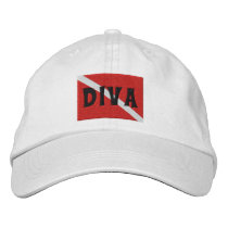 SCUBA Diver "SCUBA Diva" Embroidered Cap