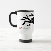 Scuba Diver - Travel Mug Caneca