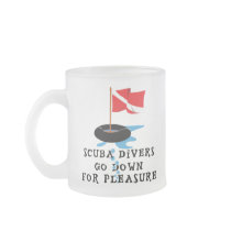 Scuba Divers Go Down For Pleasure Coffee Mug