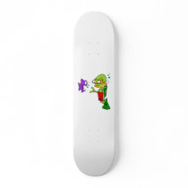 Scuba Diving Alien Skateboard