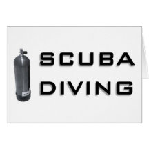Scuba  Diving design! Greeting Cards