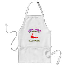 Scuba diving designs aprons
