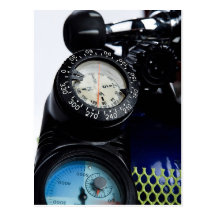 Scuba Diving Gear Postcards