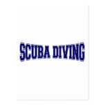 Scuba Diving University Style Postcards