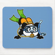 Scuba Panda Mousepad