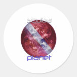 scuba planet stickers