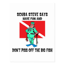 SCUBA Steve Post Cards