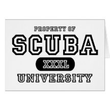 Scuba University Greeting Cards
