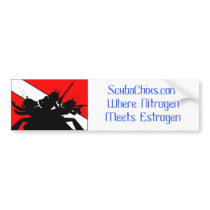 ScubaChixs Bumper Sticker