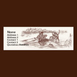 Sculling Frogs business cards
