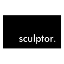 sculptor. business card template