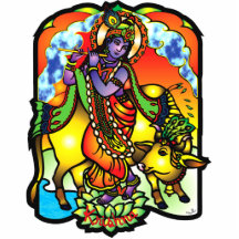 Sculpture en photo de Krishna Découpages En Acrylique