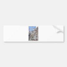 Sculptured stone lions of Leon, Nicaragua Bumper Sticker