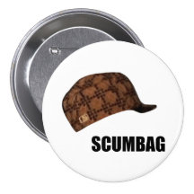 Scumbag Steve Hat Meme Pinback Buttons