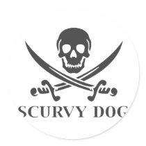 Scurvy Dog stickers