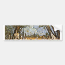 Se baigner par Paul Cézanne (la meilleure qualité) Adhésif Pour Voiture