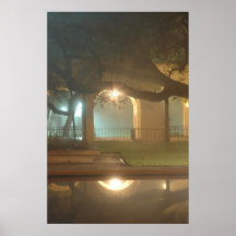 Se refléter de faisceaux lumineux poster