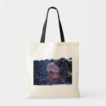sea anemone tote bag
