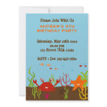 Sea Creature 5x7 Party Invitation