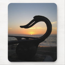 Sea Creature Statue Mouse Pads