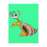 Sea Creature With Horns Post Card