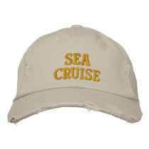 Sea Cruise Embroidered Hats