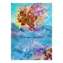 SEA DRAGON blue violet purple black yellow Announcements