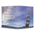 "Sea Fever" 1" ring binder