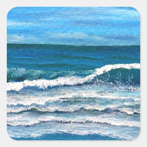 Sea Glory - CricketDiane Ocean Art Square Stickers