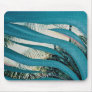 Sea grasses, mixed media, collage on paper mouse pad